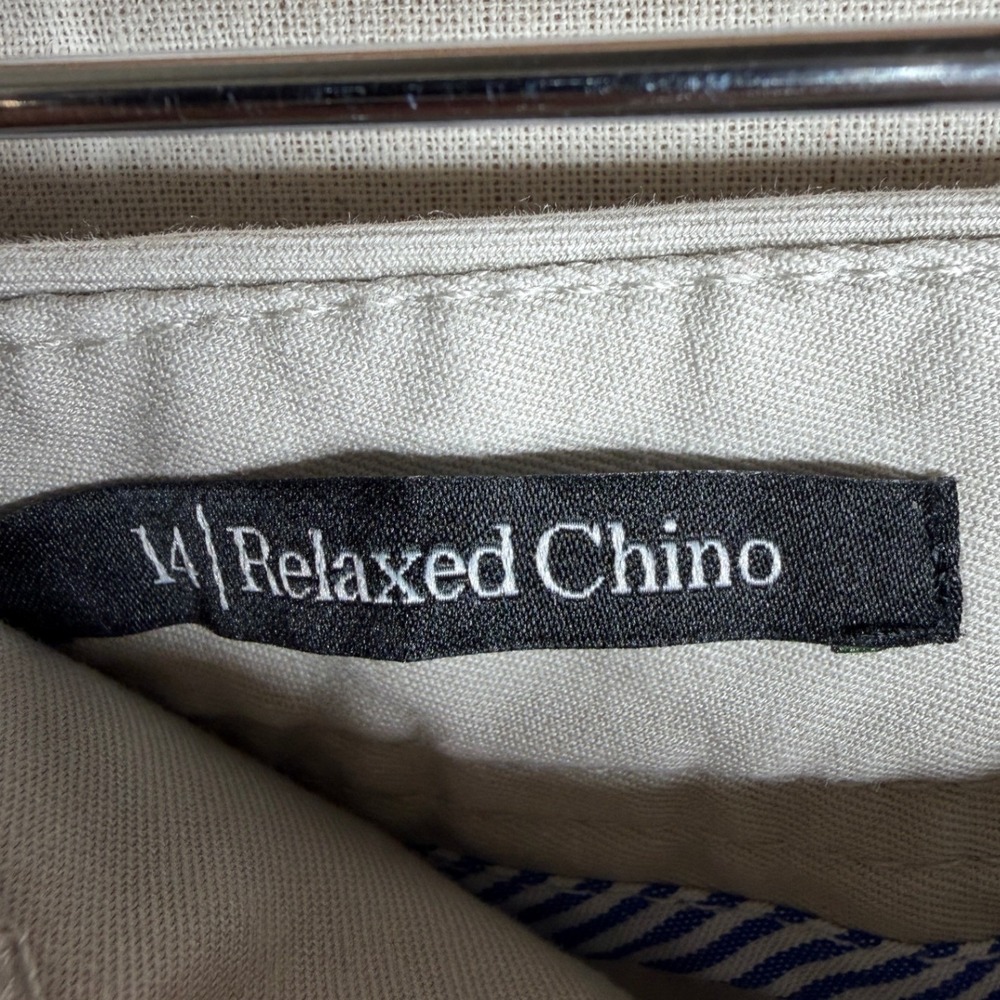 Talbots Relaxed‎ Chino Pants size 14 Beige - Picture 3 of 11